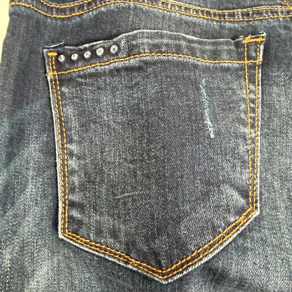 Blank NYC Dark Blue ripped Low Rise Skinny Jeans Size Women’s 25